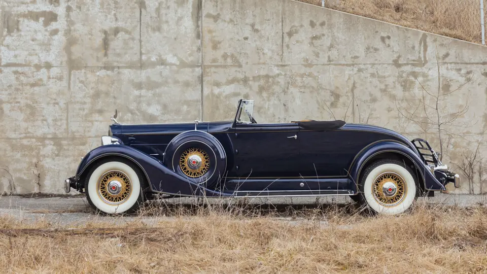 1934 Packard Super Eight Coupe Roadster | Photo: Ted Pieper - @vconceptsllc