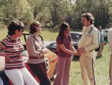 Early owner Ed Parlett racing his Speedster in the 1970s.