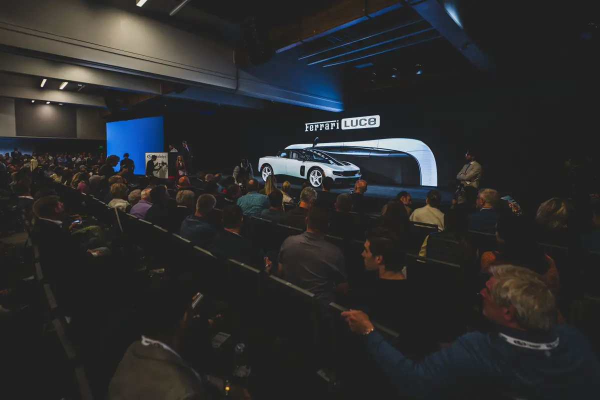 2026 Ferrari Luce 'Tailor Made' on the auction block at RM Sotheby's Monterey 2026