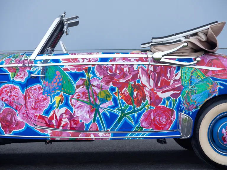 1952 Mercedes-Benz 220 Cabriolet painted by Hiro Yamagata