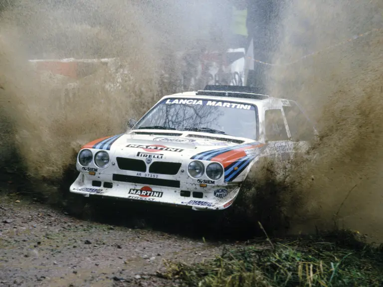 Henri Toivonen en route to an overall win at the 1985 Lombard RAC Rally.