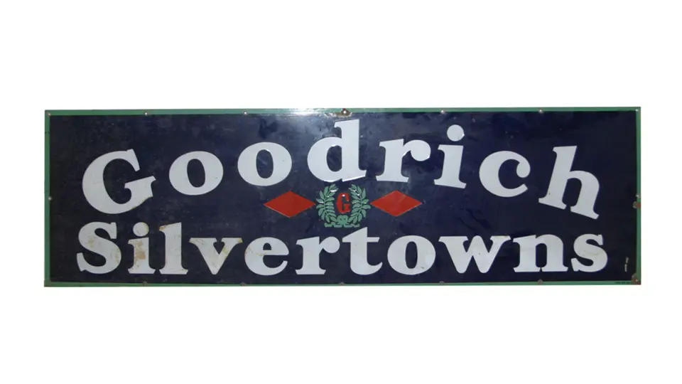 GOODRICH SIGN | Private Collection of Tom & Marlene Stackhouse | RM ...