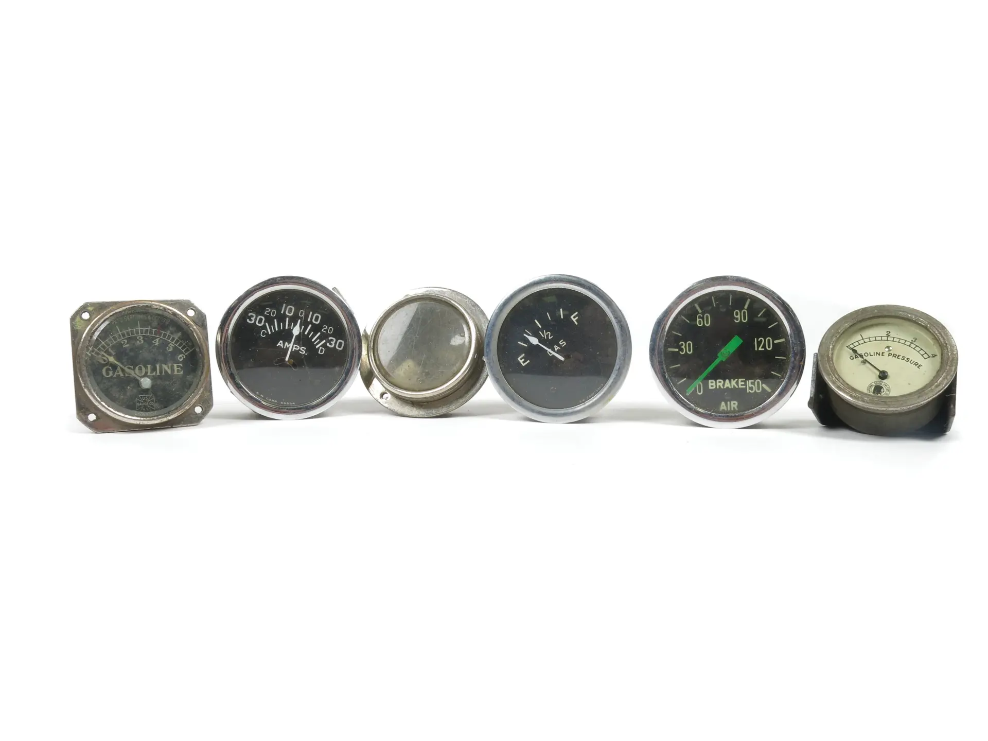 Fuel pressure gauges used on early race cars and Speedsters together ...