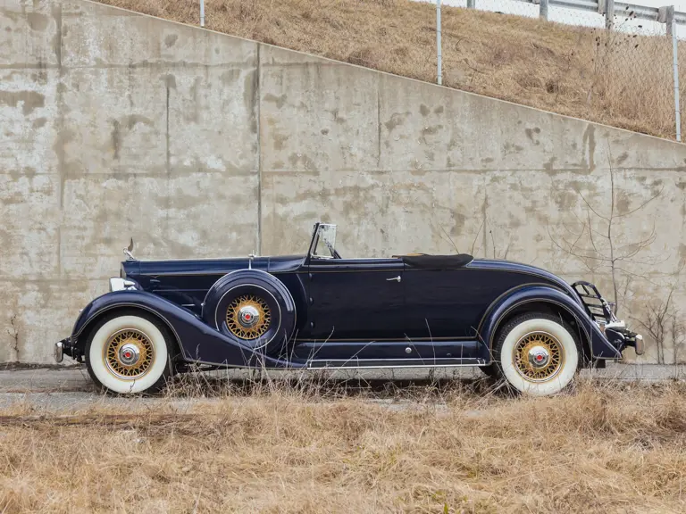 1934 Packard Super Eight Coupe Roadster | Photo: Ted Pieper - @vconceptsllc