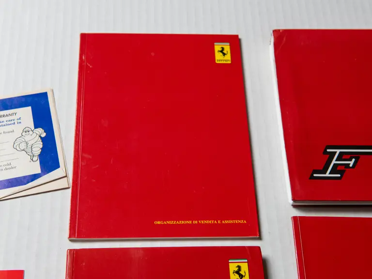 Ferrari F355 Owner's Manual Set with Folio, US Version, 1998