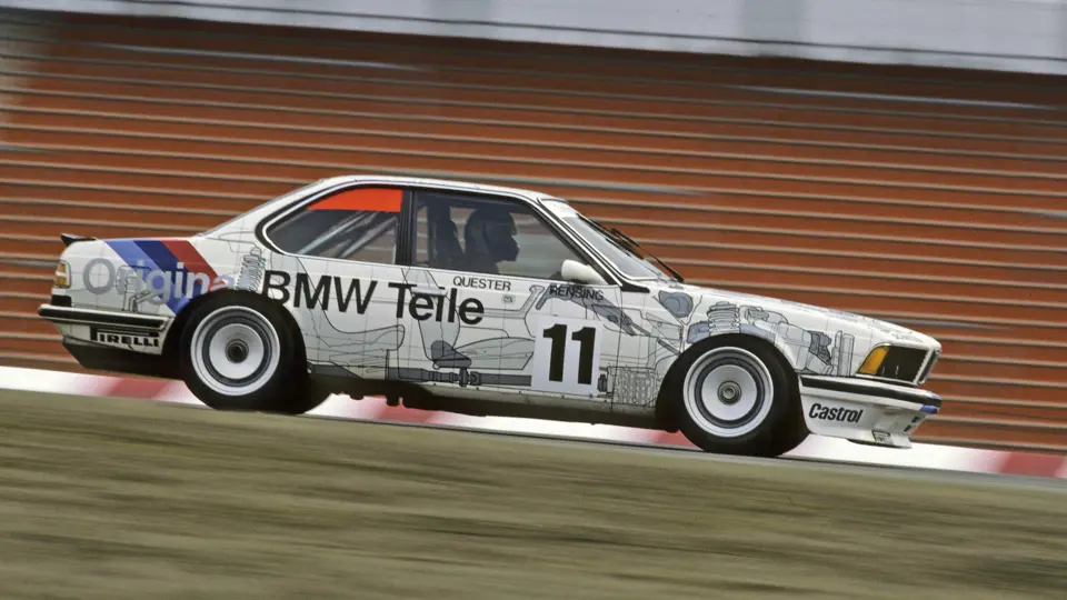 Dieter Quester and Otto Rensing finished 2nd aboard the BMW in the 1986 European Touring Car Championship round at Hockenheim.