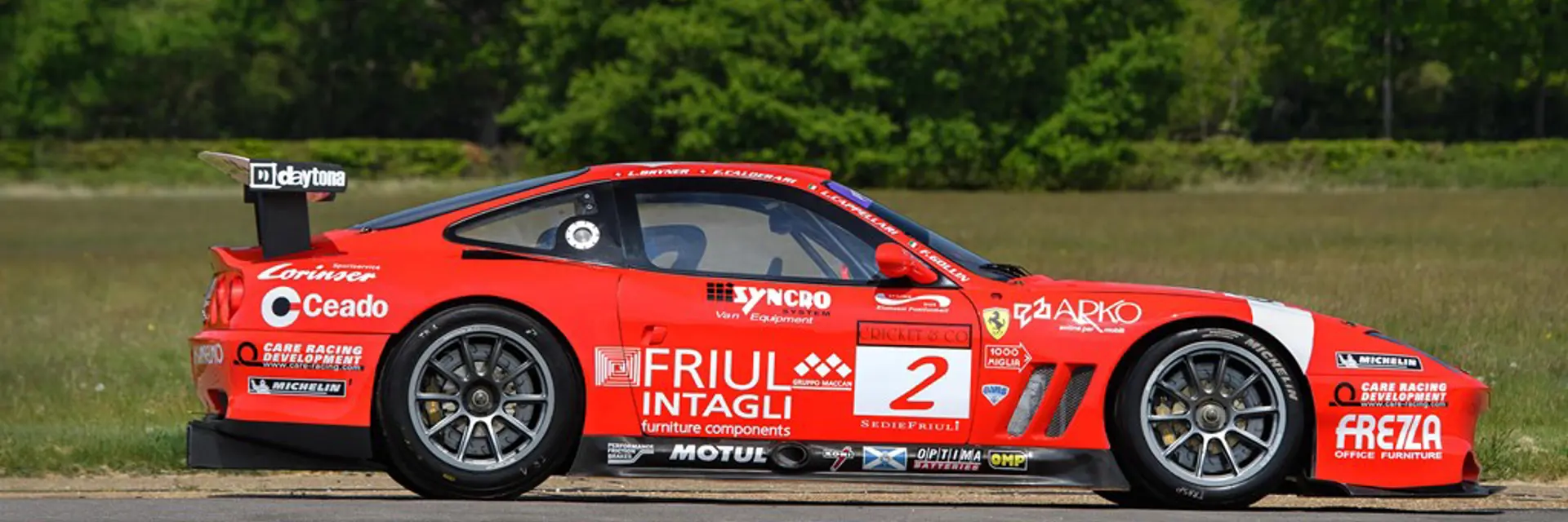 2001 Ferrari 550 GT1 Prodrive offered in RM Sothebys Shift Monterey online auction 2020