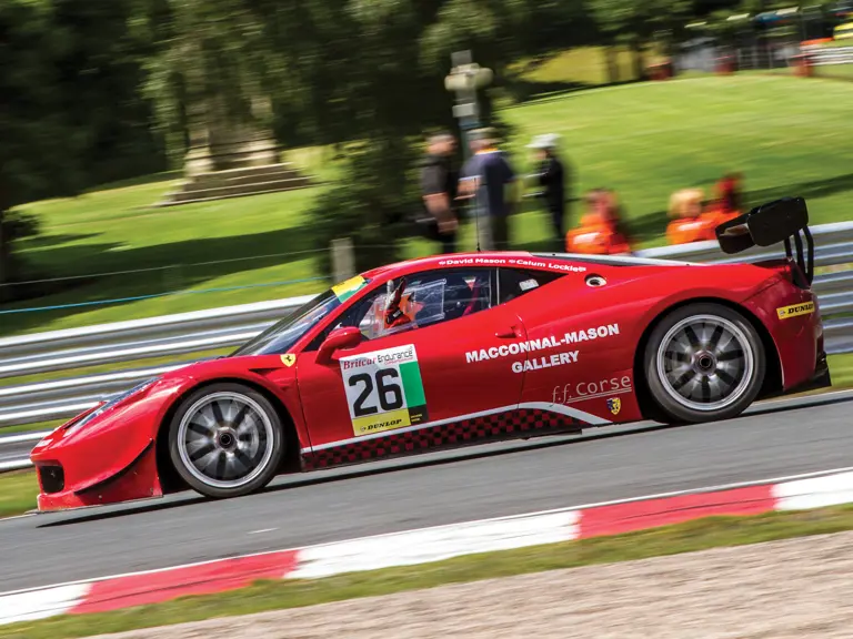 The 458 Challenge at Oulton Park in August 2014.