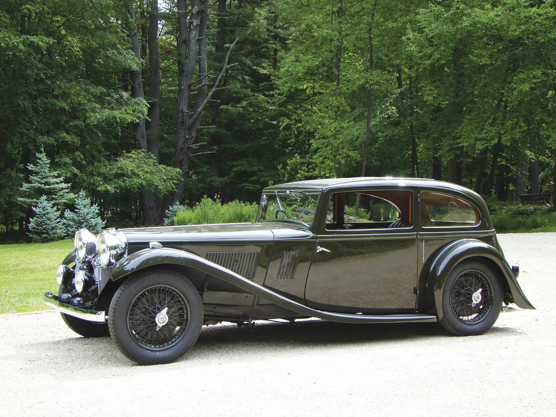1934 Alvis Speed 20 SB Two-Door Saloon by Vanden Plas | Amelia
