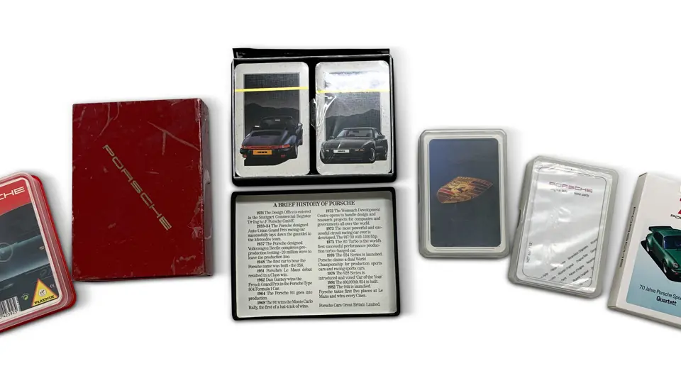 Porsche Playing and Collectible Cards | The White Collection