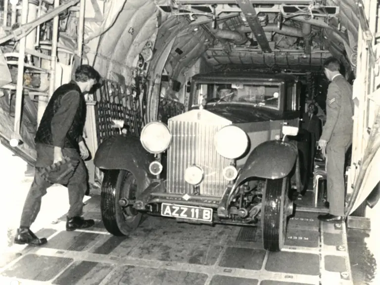 The Rolls-Royce was acquired by a British RAF officer stationed in Canada; from there it travelled with its owner back to England.