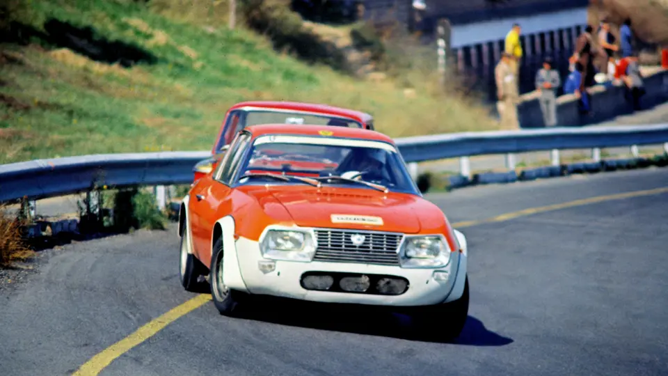 The Lancia as seen at the 1968 Vallelunga Trofeo D.V.