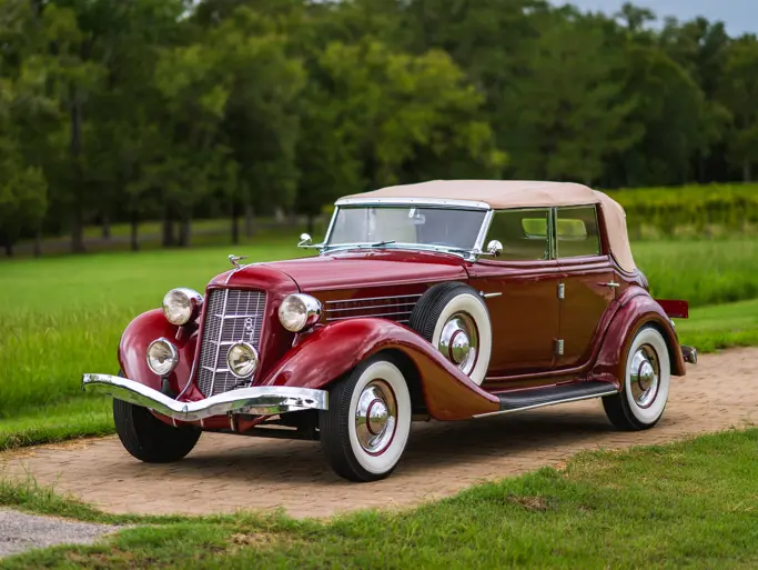 1935 Auburn 851 Custom Phaeton: market value and price history