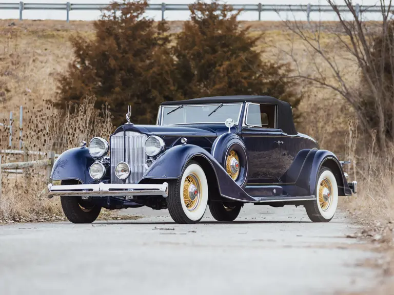 1934 Packard Super Eight Coupe Roadster | Photo: Ted Pieper - @vconceptsllc