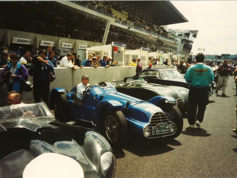 In fast company at Le Mans, 1991.