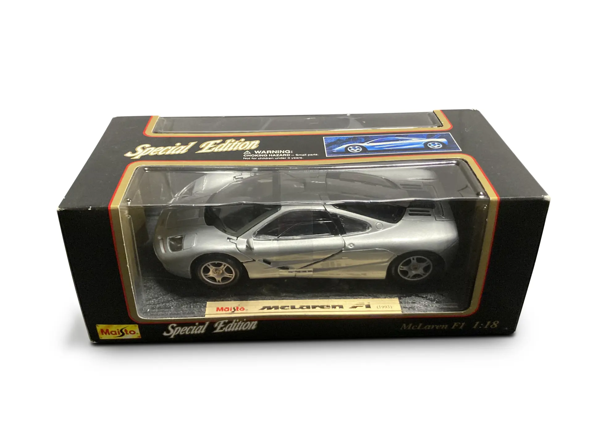 McLAREN F1 ROADCAR 1993 DARK SILVER MINICHAMPS 1/12 TRÈS BON EN BOITE McLAREN F1 ROADCAR 1993 DARK SILVER MINICHAMPS 1/12 TRÈS BON EN BOITE