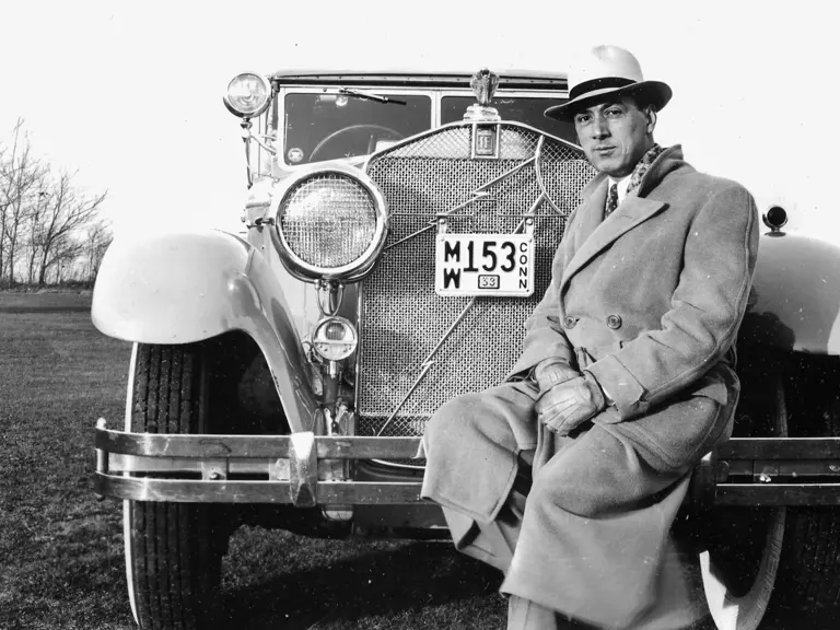 Owner Paul Cofrancesco and ‘The Grey Goddess,’ in 1939.