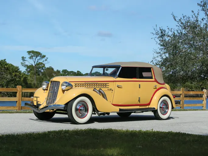1935 Auburn 851 Supercharged Phaeton: market value and price history