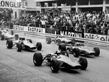 Jean Pierre Jaussaud pictured in Monaco at the start of the race, on 25.05.1968.