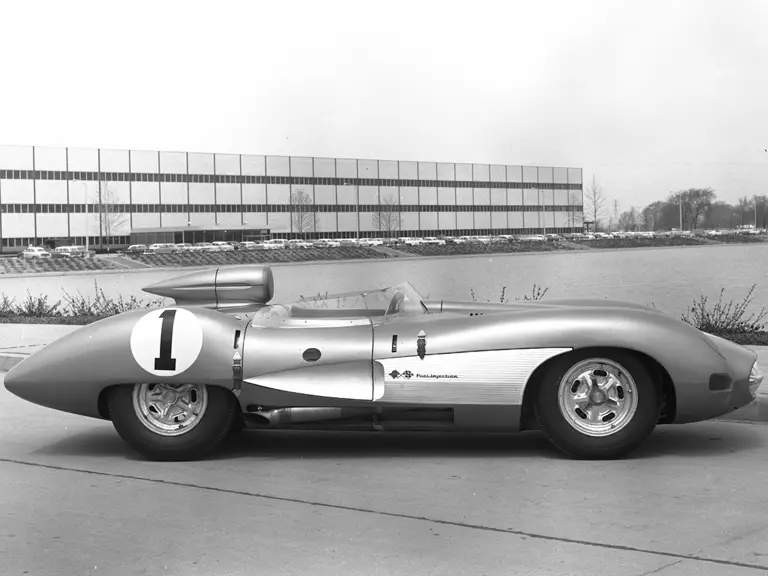 Period photo of the Chevrolet Corvette SS at the GM Technical Center in Warren, Michigan.