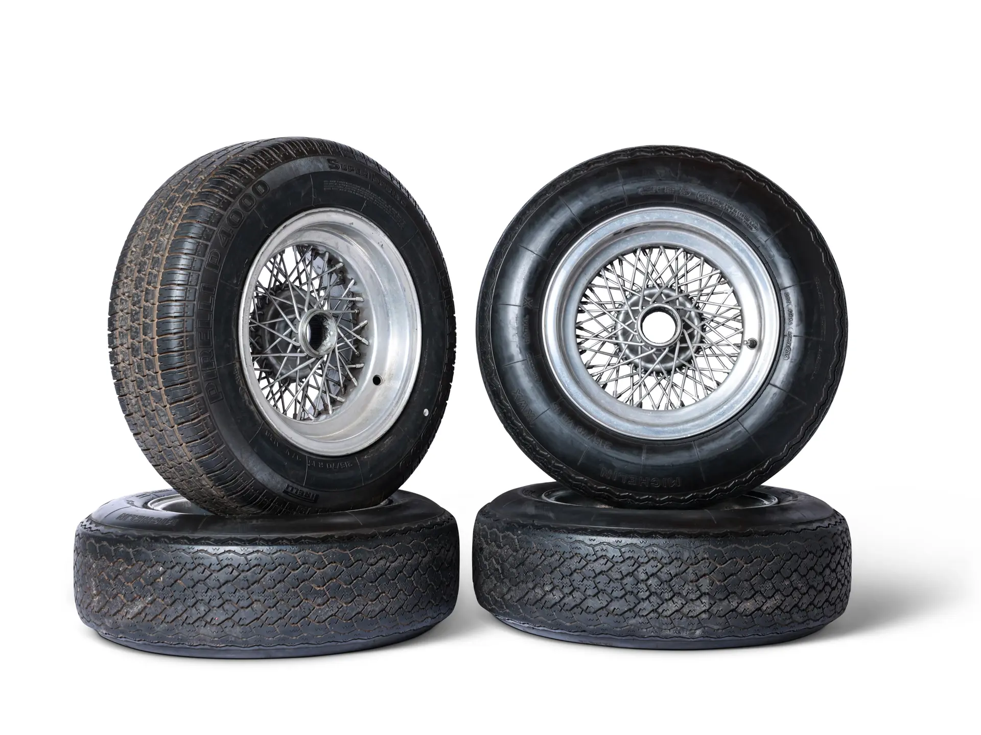 Four Borrani RW 4075 Wheels with Tyres | The Garagista Collection | RM ...