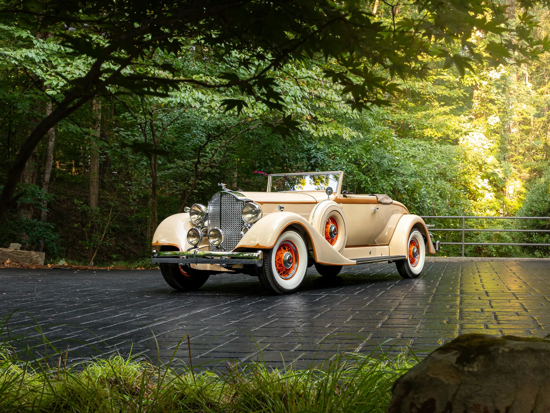 1934 Packard 1104 Super Eight Coupe Roadster | Hershey 2024 | RM