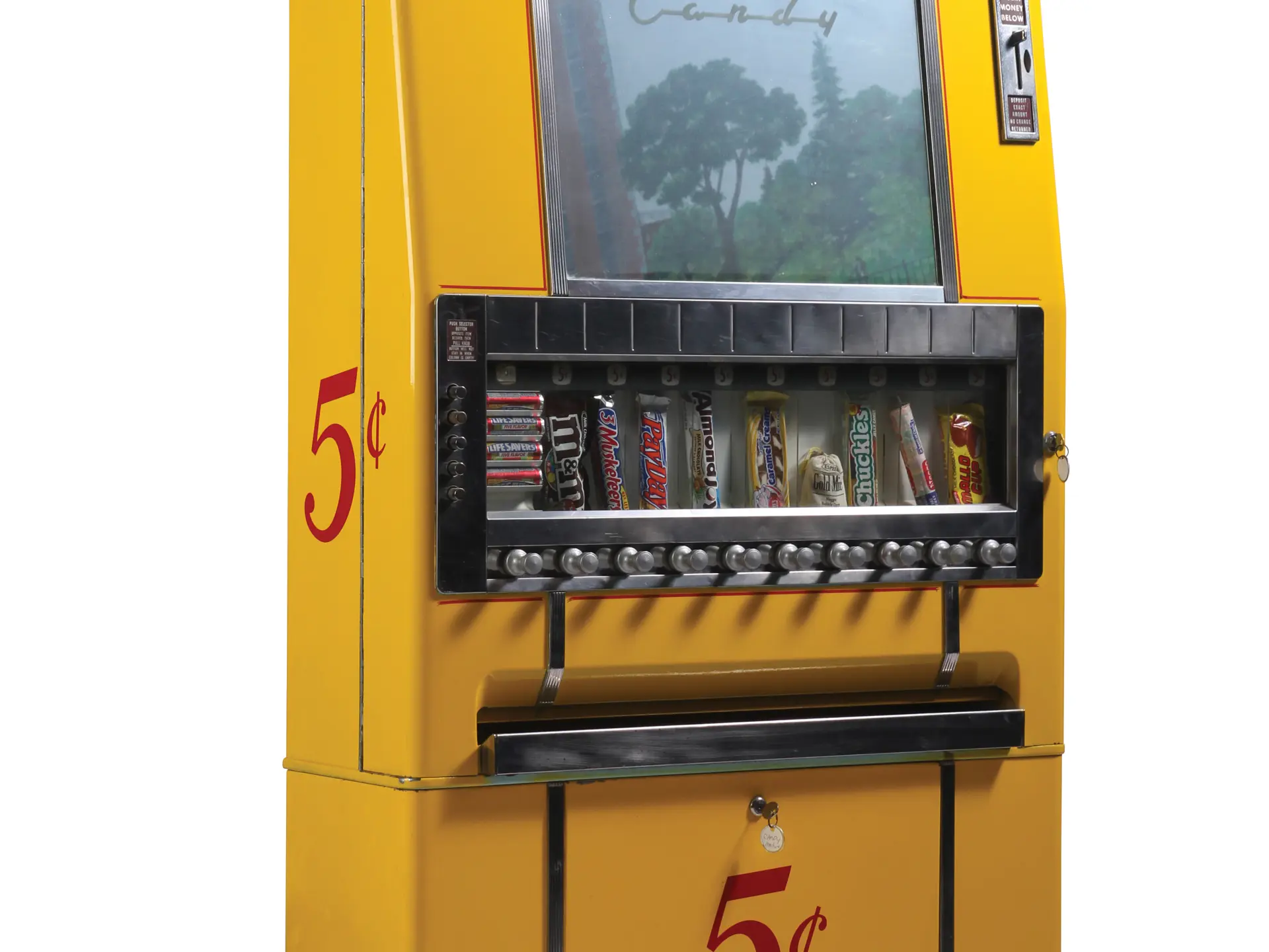 Antique candy vending machine