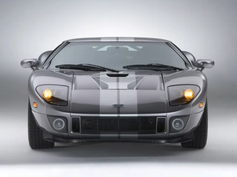 2006 Ford 'Tungsten' GT: The 2006 Ford GT front fascia is clearly connected to the classic Ford GT's of the Sixties. 