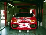 360 N-GT 011 as seen testing at Spa Francorchamps in 2003. 