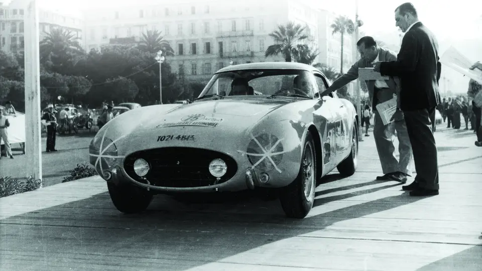 The tension is building in 0563GT as the start of the Tour de France Automobile approaches fast for Jacques Peron and co-driver Burggraf.