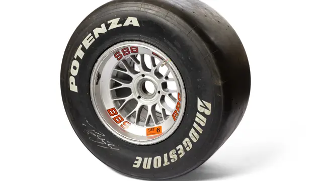 BBS Wheel and Bridgestone Potenza Slick Signed Tyre | The