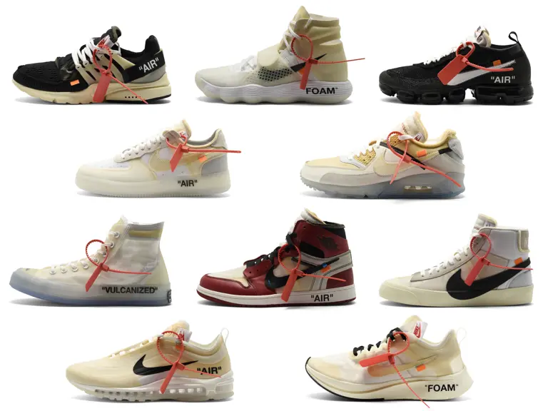 Nike x Off White The Ten Complete Collection Dare to Dream Collection RM Sotheby s