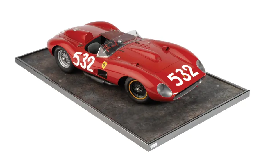 1:12th SCALE MODEL OF MILLE MIGLIA FERRARI 315S RACE NUMBER # 532 ...