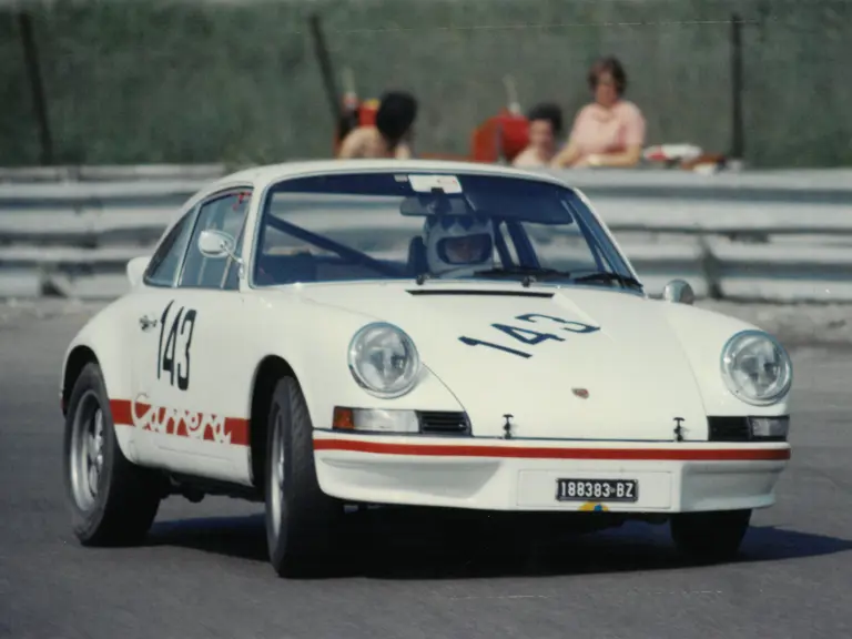 Alberto Donà is captured at the 1974 Coppa AC Verona. The Italian achieved a 2nd-in-class result.