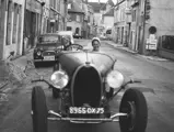 Former owner Philippe Vernholes delivers the Bugatti to Jean-Paul Monceau’s workshop as a rolling chassis.