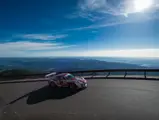 Jeff Zwart behind the wheel of the Porsche 911 GT3 Cup at the Pikes Peak International Hill Climb, 2014.
