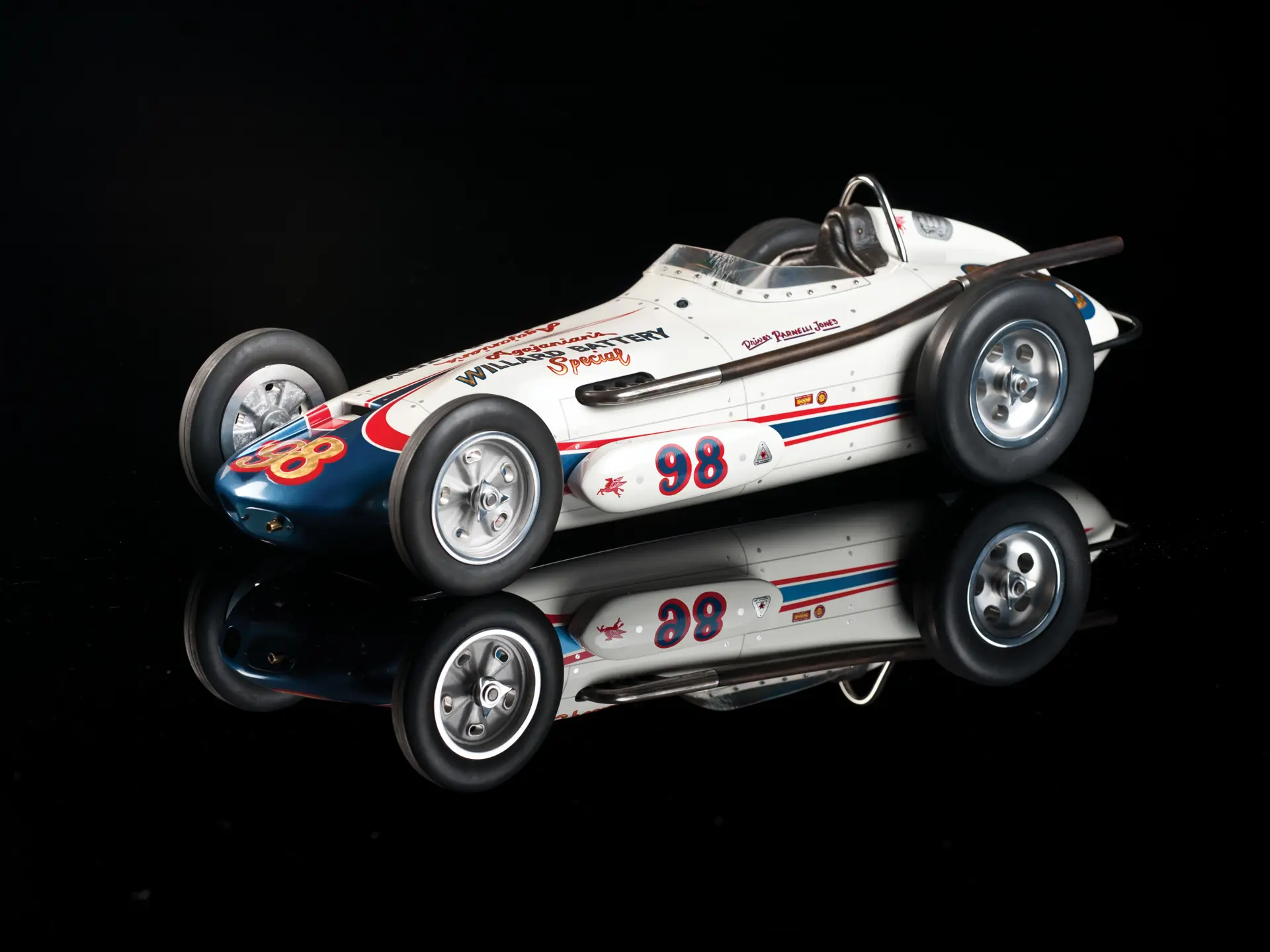 THE WILLARD，INDIES PARNELLI JONES 1963 #98 WILLARD BATTERY SPECIAL INDY 500 WIN