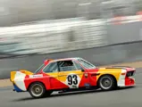 The BMW was driven at the 2012 Donington Historic Festival by John Young and Andrew Smith.