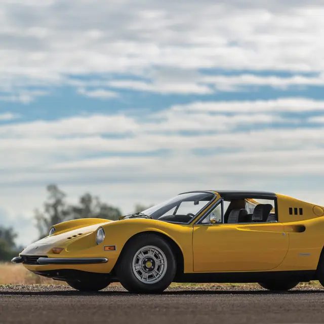 Modèle Réduit 1:43 Ferrari Dino 246 GTS Spider 1972 Jaune Edicola - Neuf
