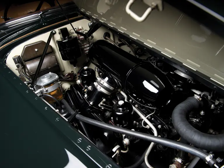 Car shot for RM for London auction.  Car belongs to Dennis NIcotra.   Packard Convertable V12, LF11, R115, 1956 Bentley Continential