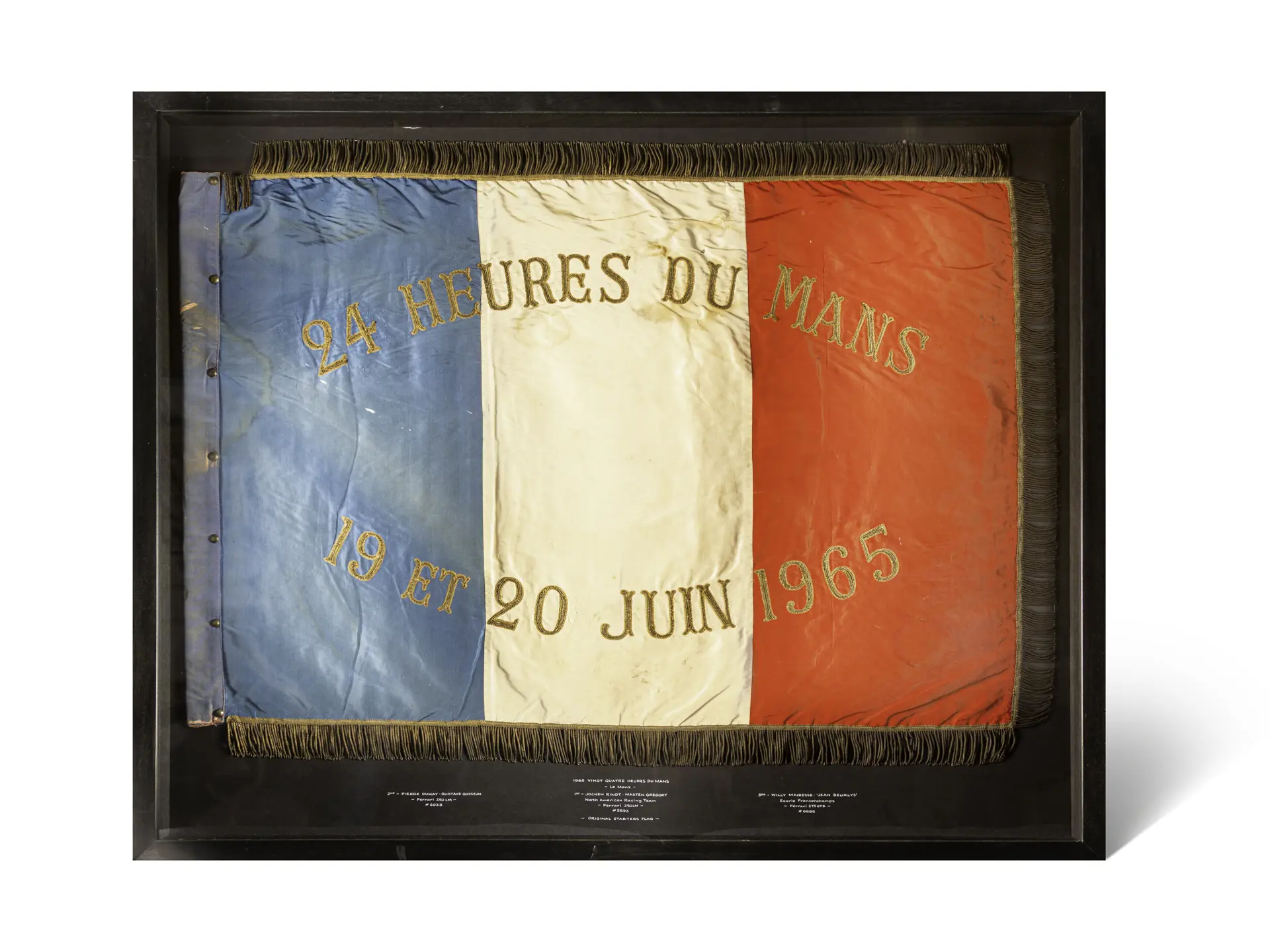 1965 24 Hours of Le Mans Starter Flag | Le Mans | RM Sotheby