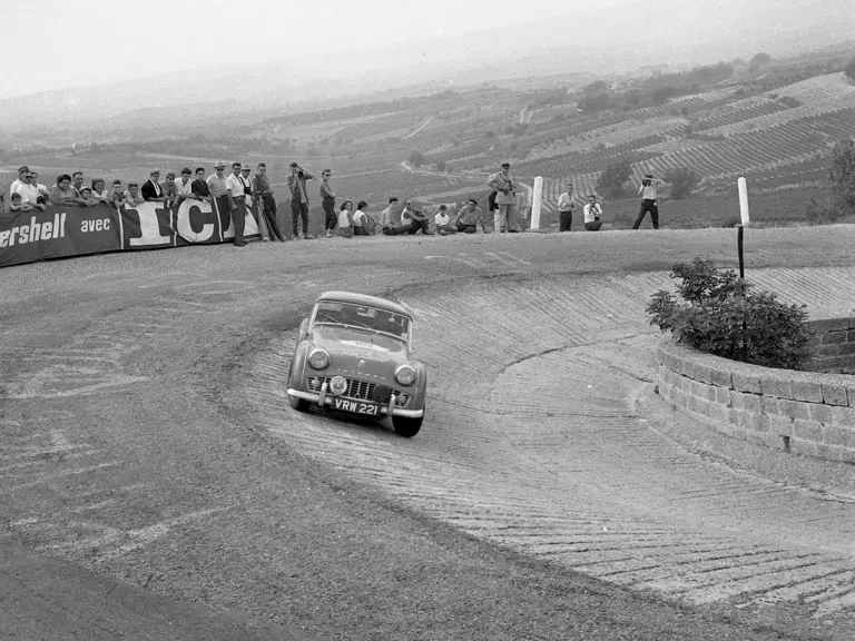 At Virage de St Estève on Mt Ventoux during the 1958 Tour de France.