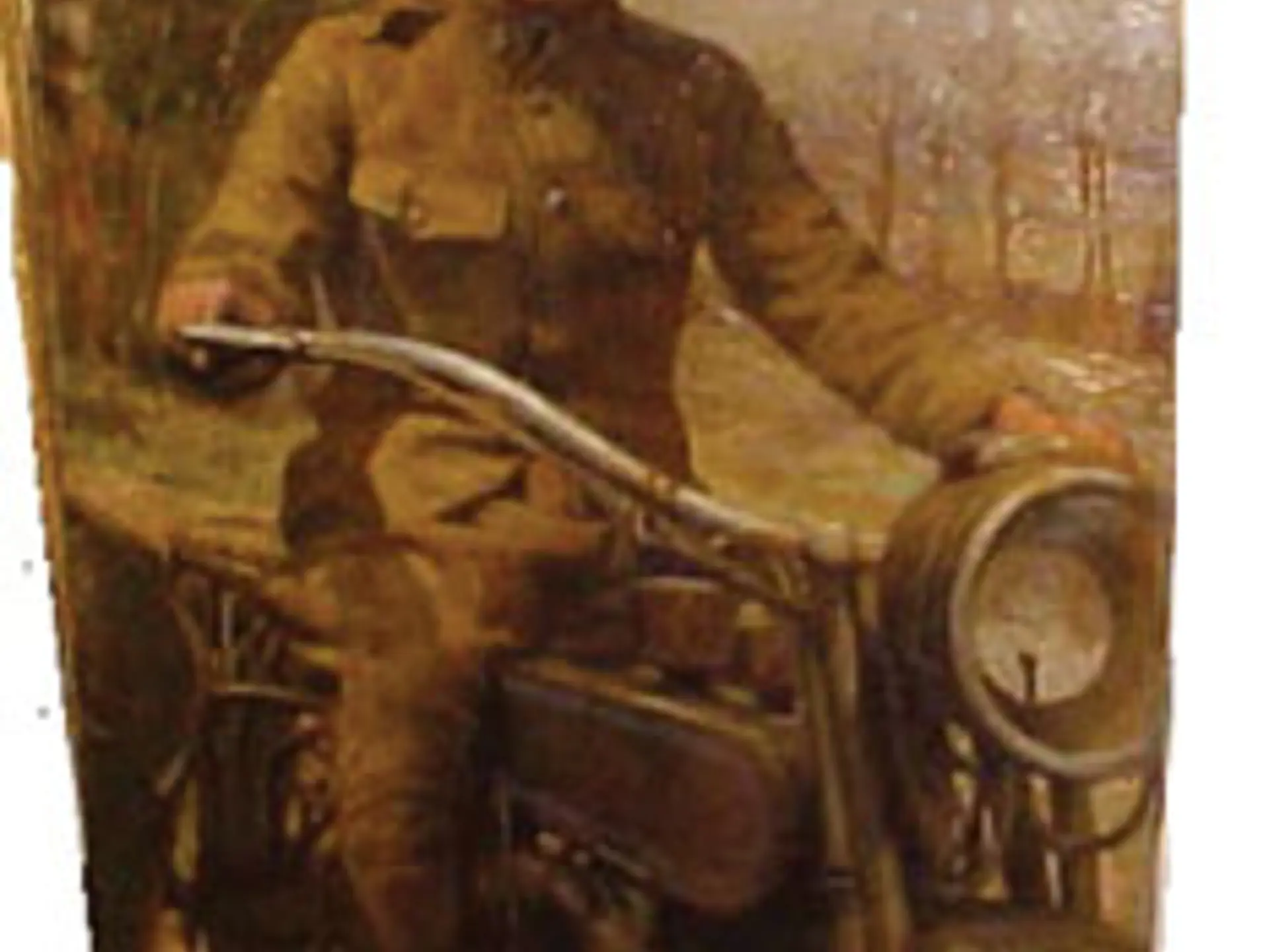 1920 Harley Motorcycle painting by B. E. Ward | Las Vegas Premier ...