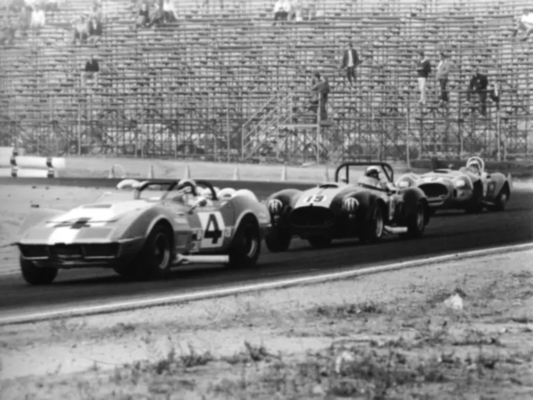 CSX 3010 races to victory with Peter Consiglio at the AARC at Riverside in November of 1968.