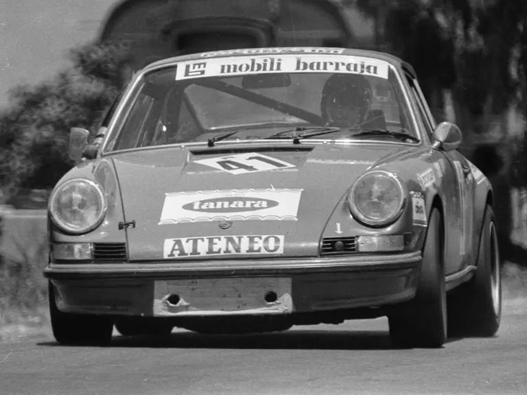 The RS 2.7 as seen during the 1975 Targa Florio, where it finished 16th overall and 8th in class. The RS 2.7 as seen during the 1975 Targa Florio, where it finished 16th overall and 8th in class.