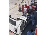 P/1032 (car #3) in the pits at the 1966 12 Hours of Sebring.