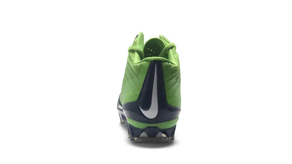 Nike Vapor Speed 3/4 TD PF Mean Green / Navy Russell Wilson Signed