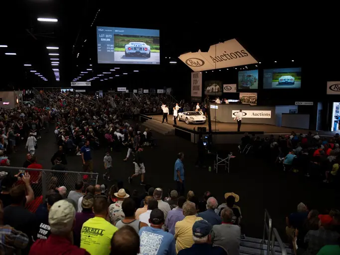 Auction room during RM Sothebys Auburn Fall live auction 2019