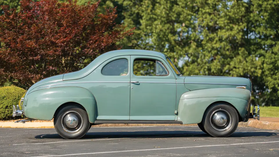 1941 Ford Five Window Business Coupe for RM Sotheby’s Auction #HF19_r0139 sold by Mark Grimsley. Photo by Dan Henry / www.DanHenryPhotography.com