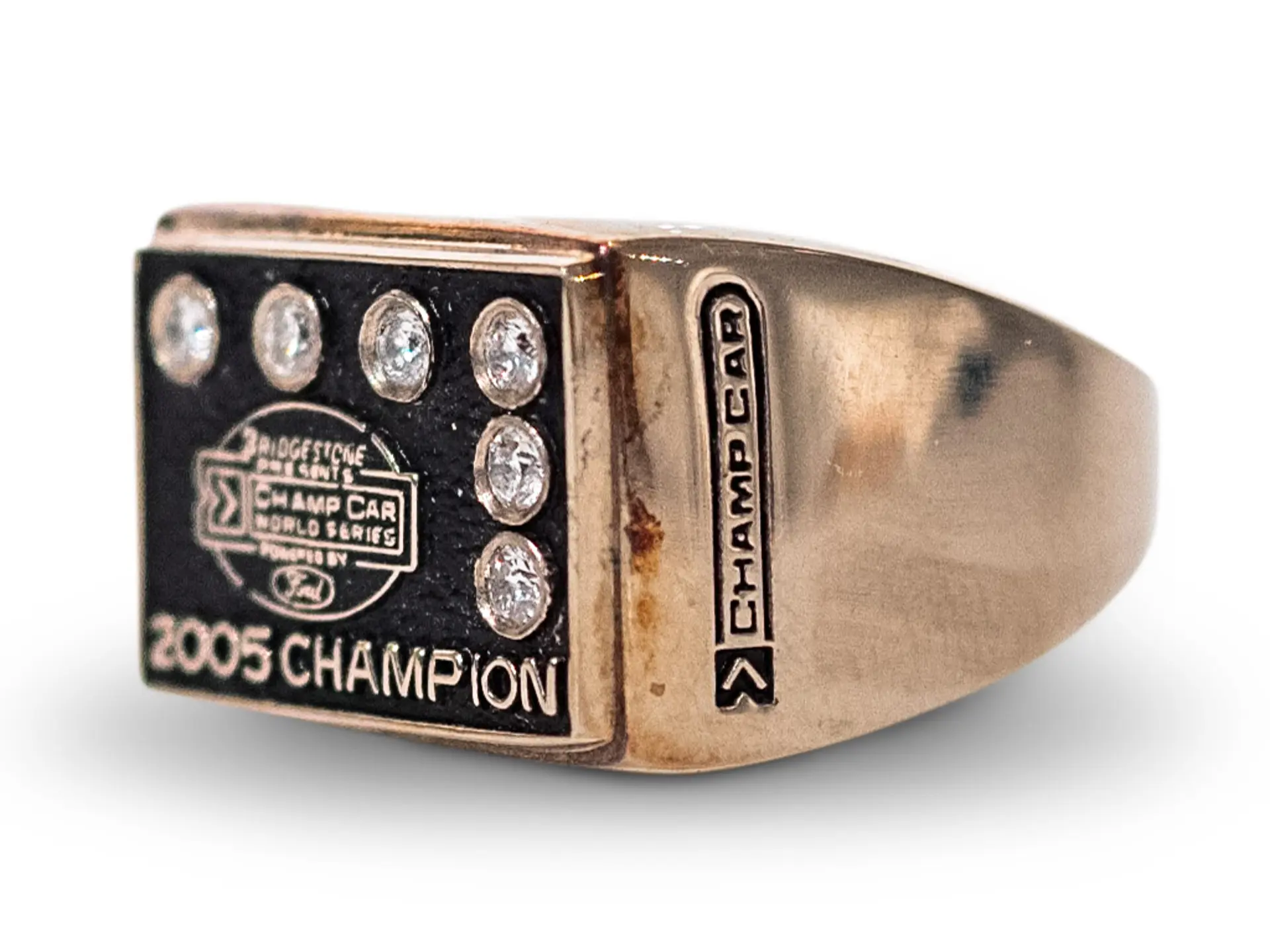 2005 Bridgestone Champ Car World Series Ring Inscribed to Paul Newman ...